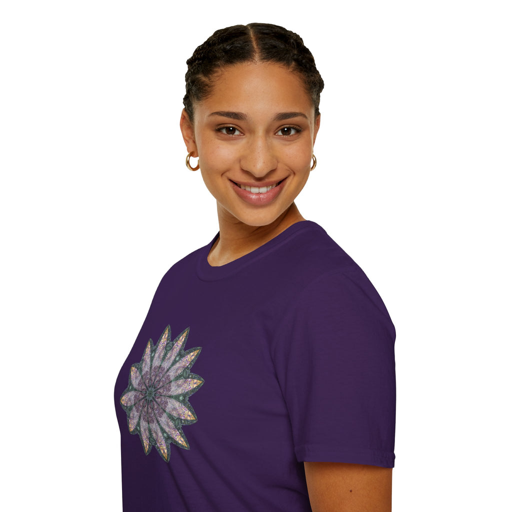 Unisex Softstyle T-Shirt - Love Light Mandalas No.21