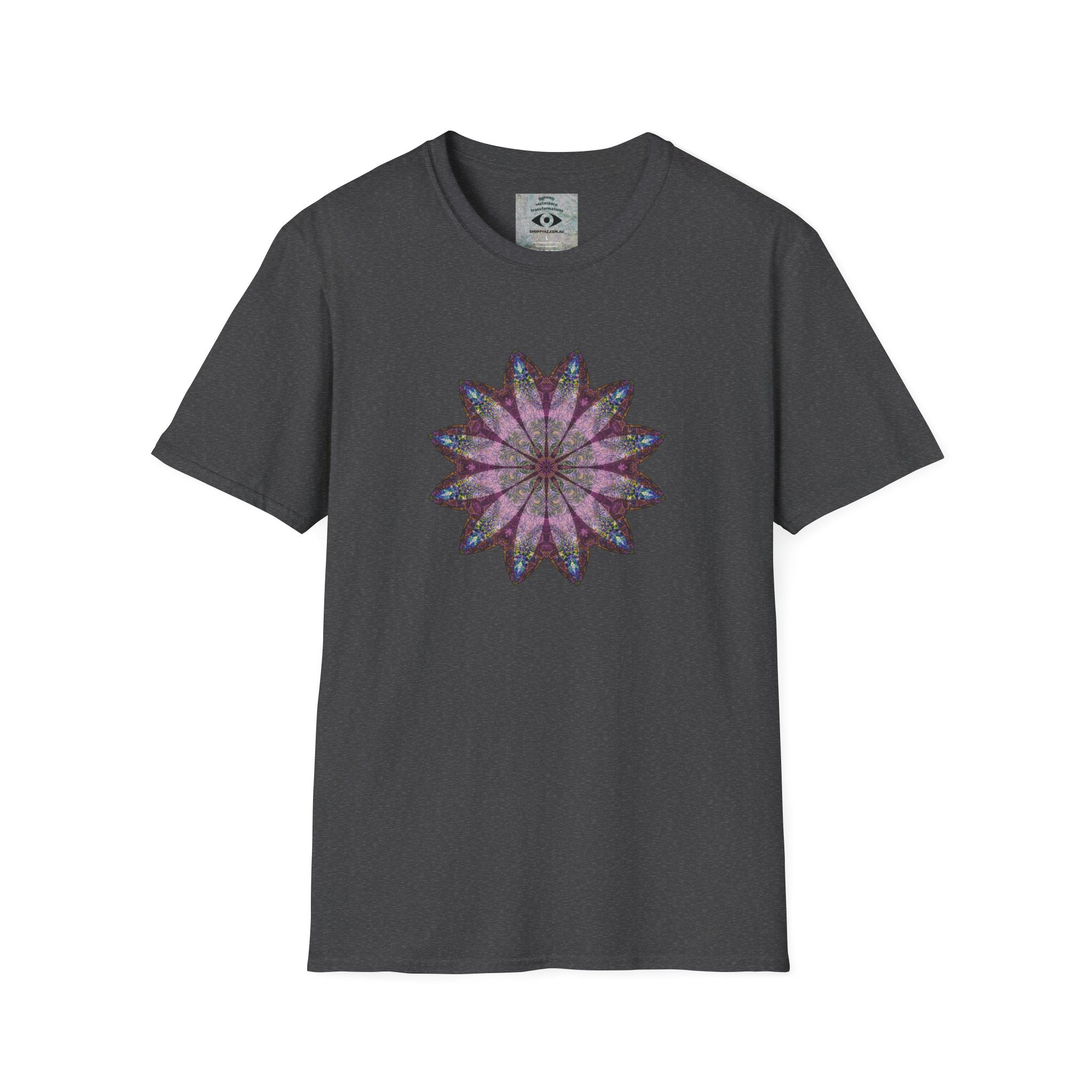 Unisex Softstyle T-Shirt - Love Light Mandalas No.19