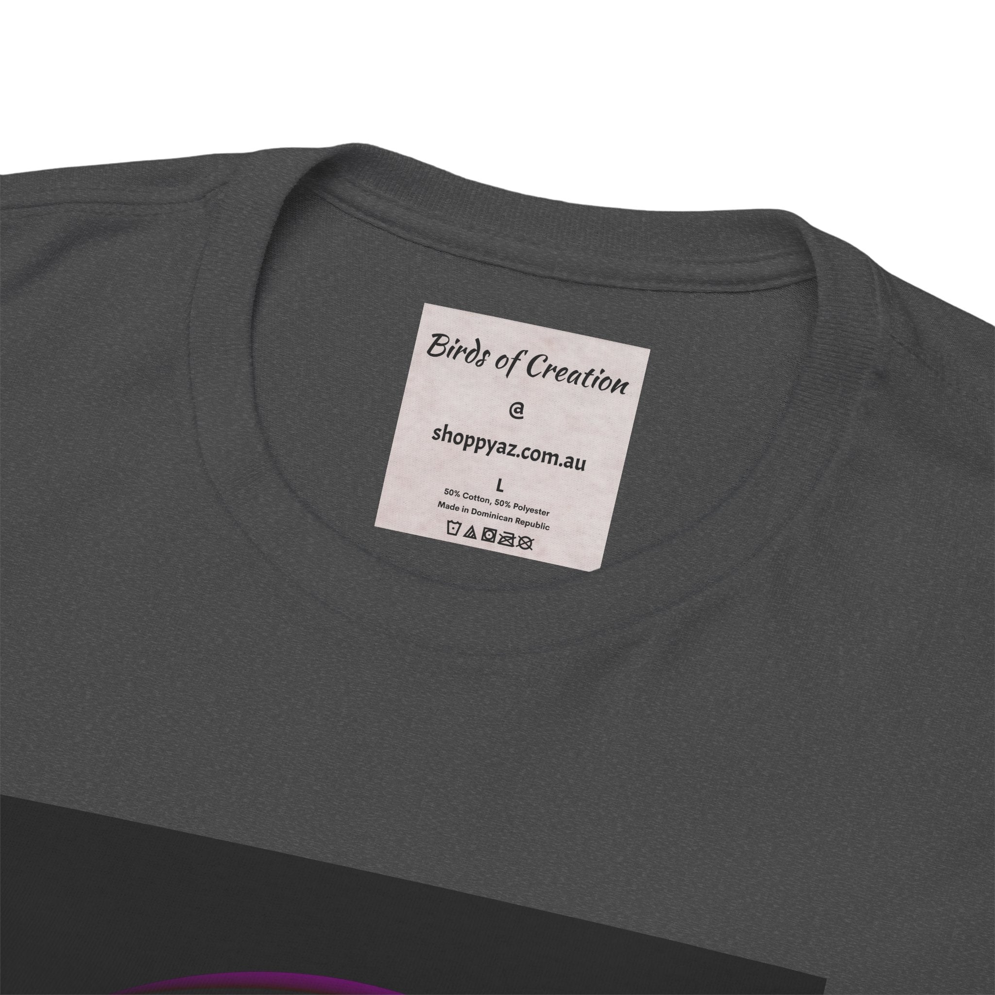 Unisex Heavy Cotton Tee - Birds Of Creation No.2b