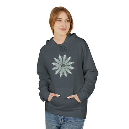 Unisex Midweight Softstyle Fleece Hoodie - Love Light Mandalas No.22