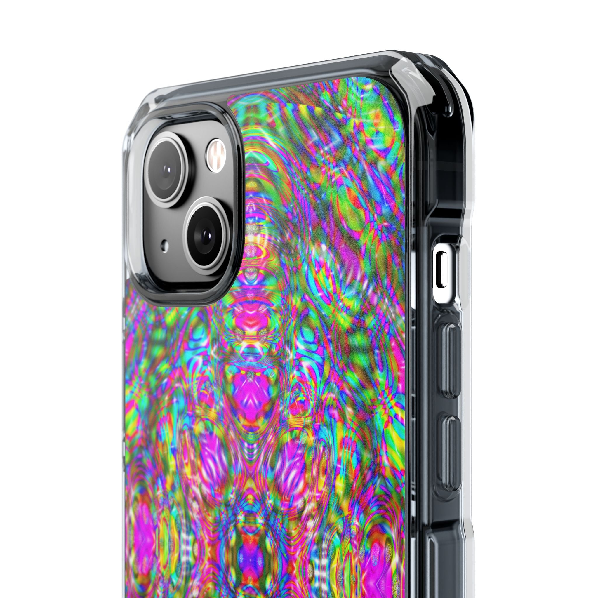 iPhone 14 Magnetic Clear Impact Case - DMT Scribe Tiles No.4