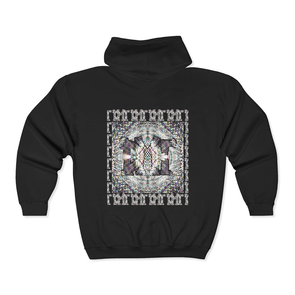 Unisex Heavy Blend™ Full Zip Hooded Sweatshirt - DMT Scribe No.8