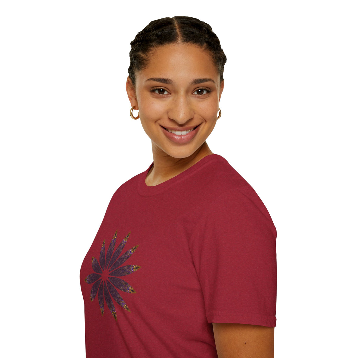 Unisex Softstyle T-Shirt - Love Light Mandalas No.2