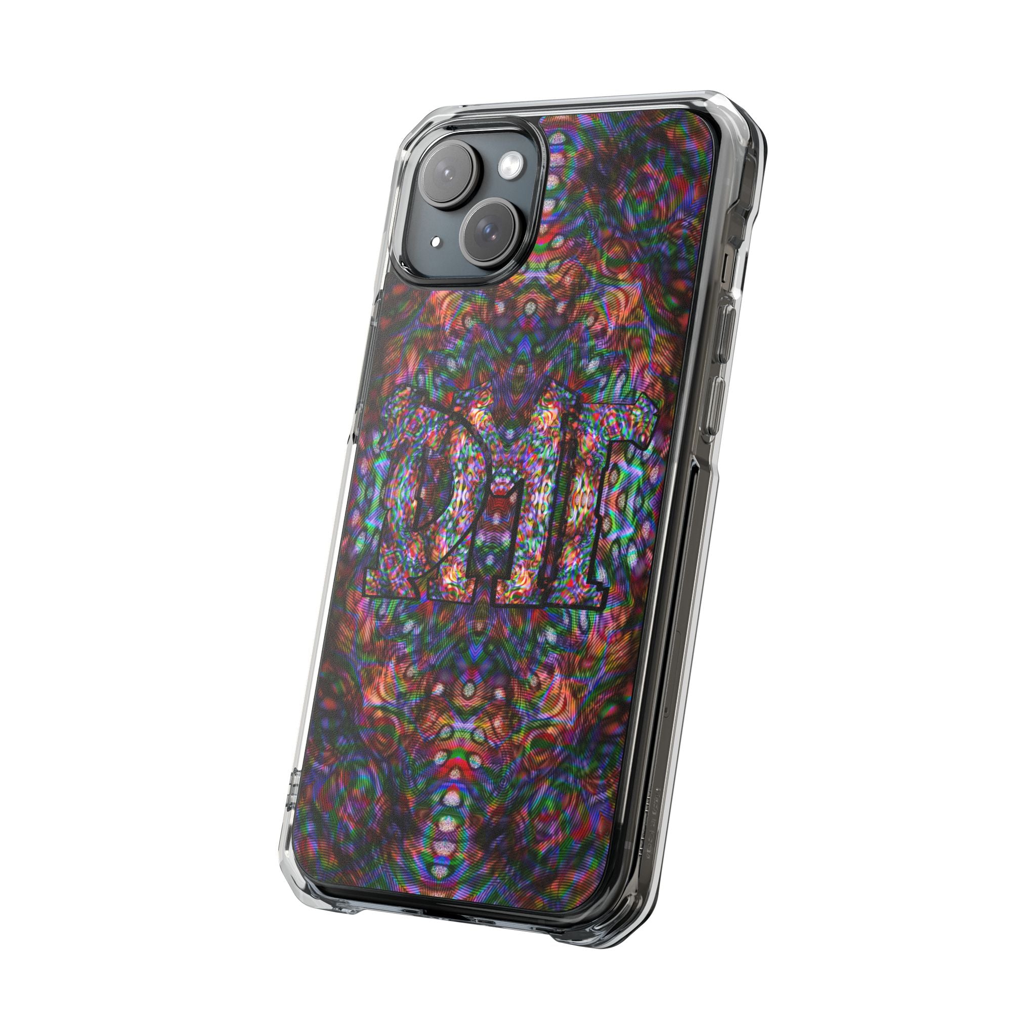 iPhone 15 Magnetic Clear Impact Case - DMT Scribe No.S1T1