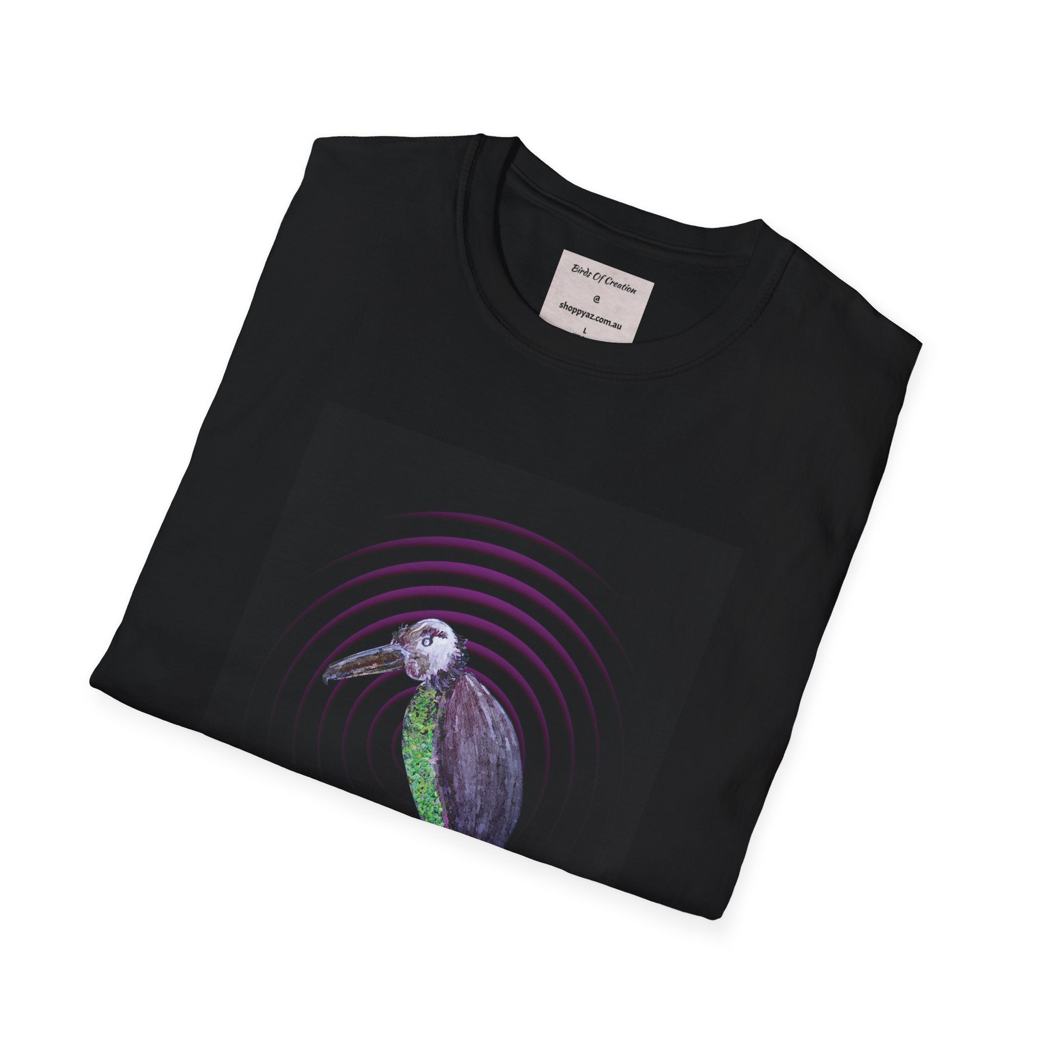 Unisex Softstyle T-Shirt - Birds Of Creation No.2b