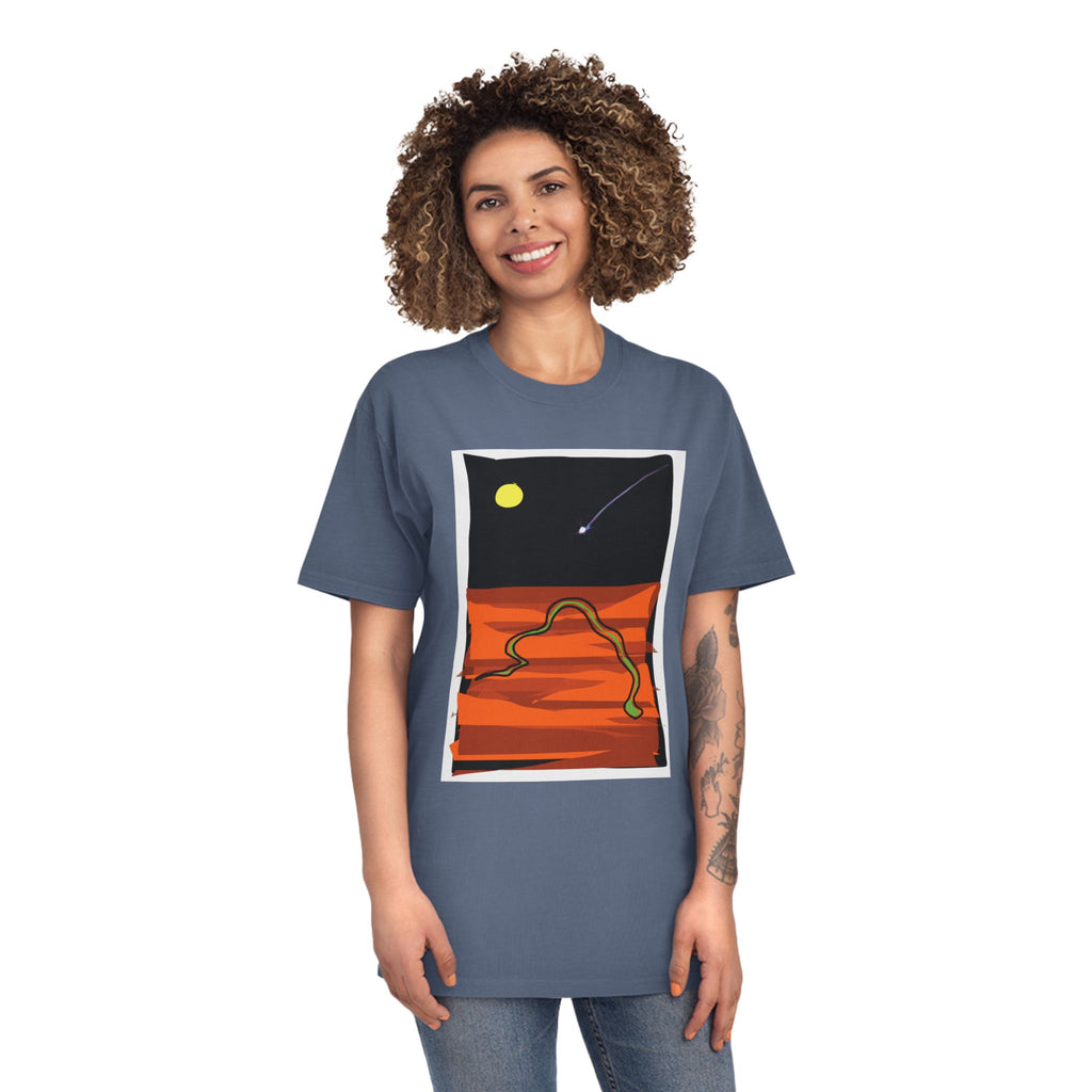 Unisex Faded Shirt -The Traveller Series (Shooting Star)