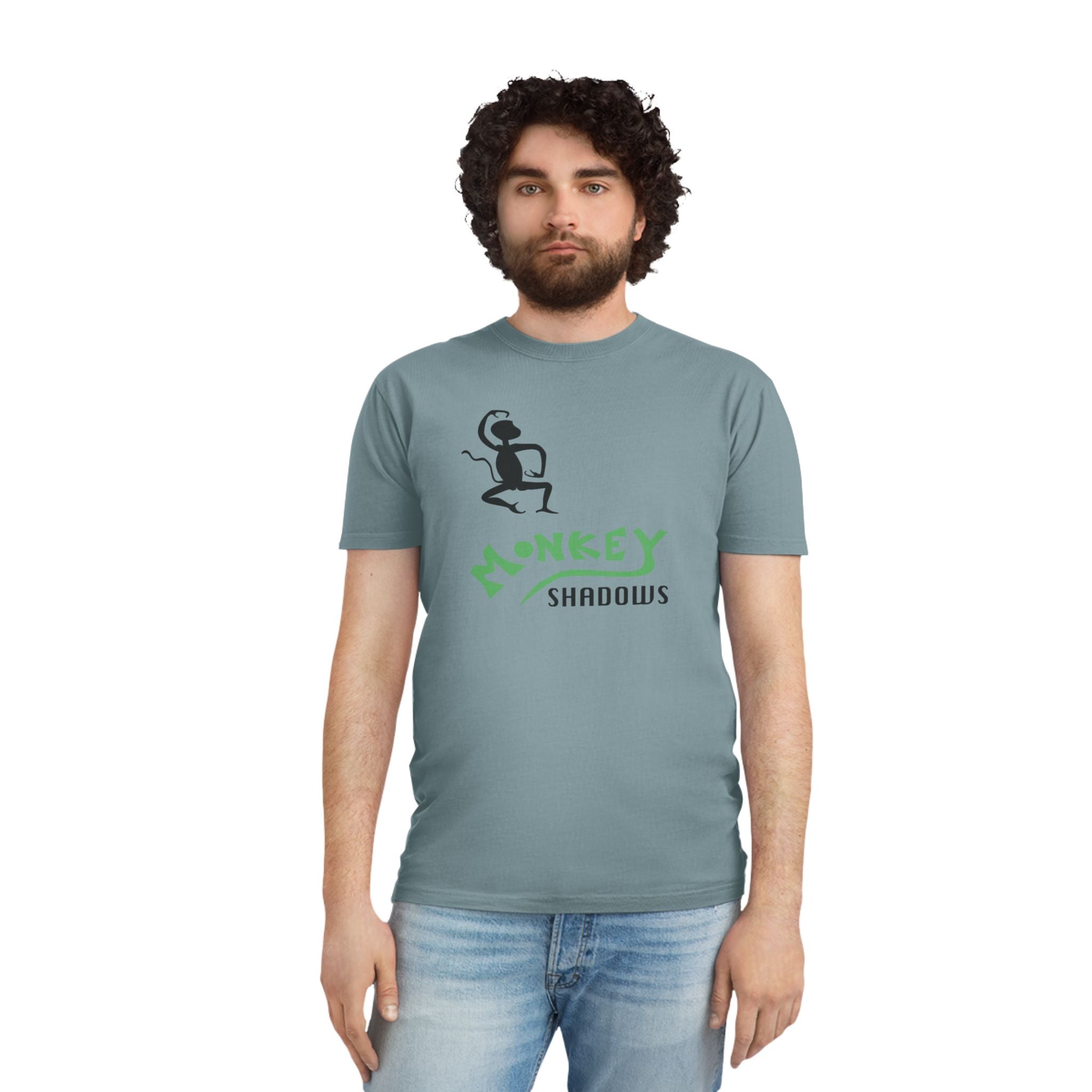 Unisex Faded Shirt - Monkey Shadows