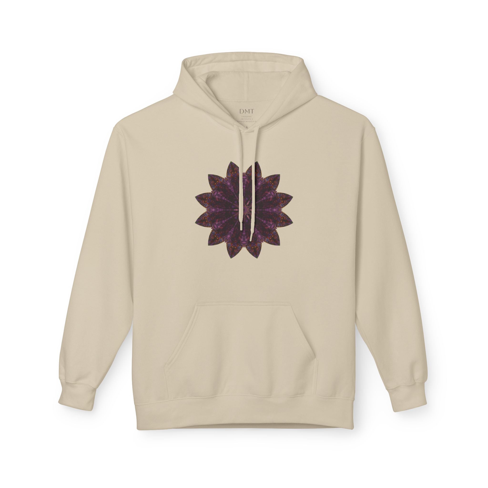 Unisex Midweight Softstyle Fleece Hoodie - Love Light Mandalas No.15