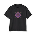 Men's Heavy Oversized Tee - Love Light Mandalas No.23