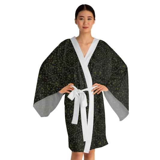 Long Sleeve Kimono Robe - P5 Kaleidoscopic No.2