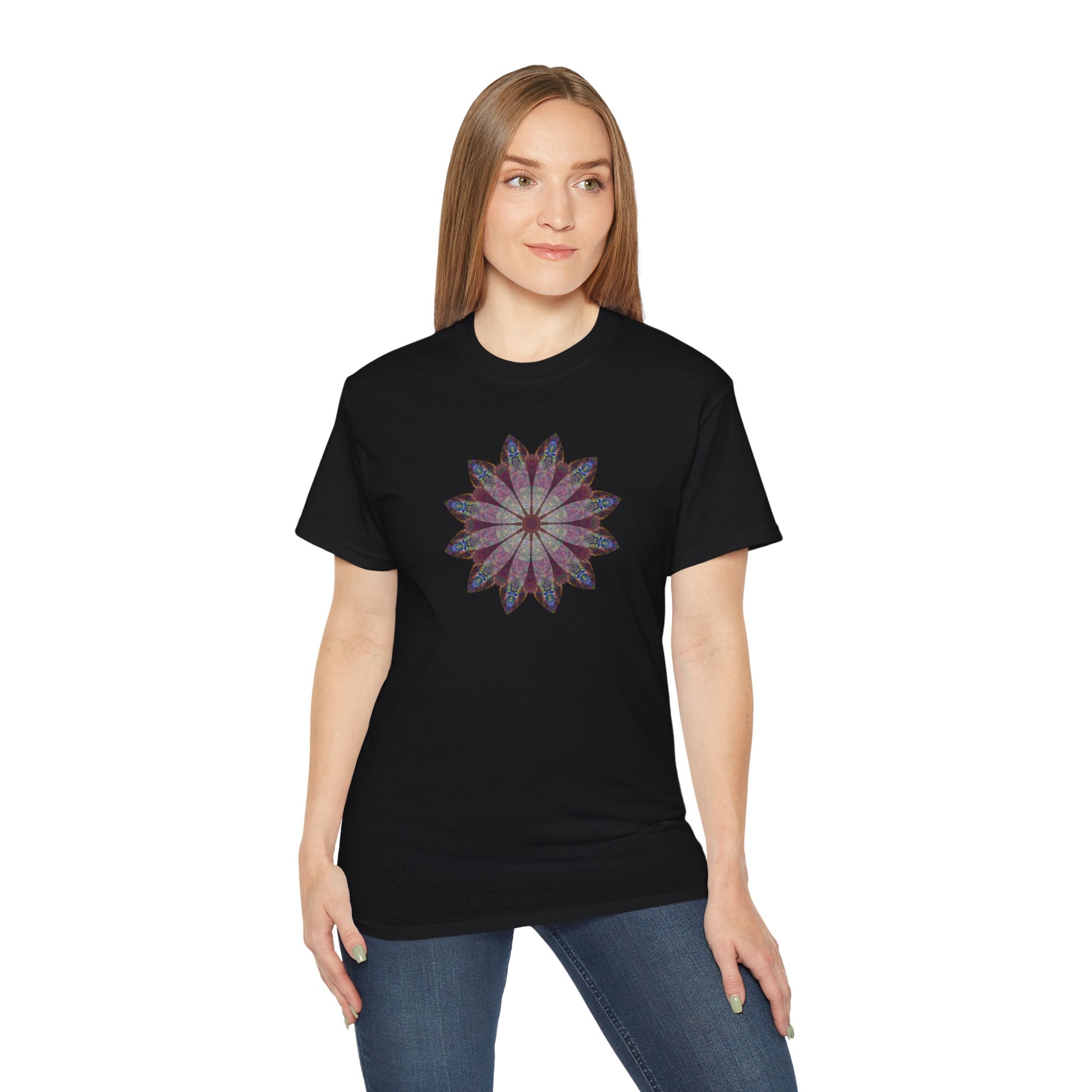 Unisex Ultra Cotton Tee - Love Light Mandalas No.9