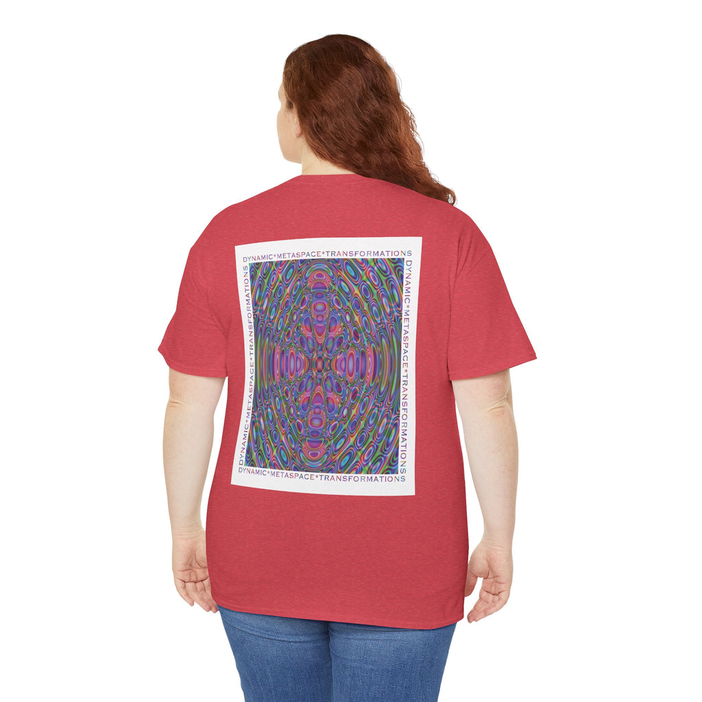 Unisex Heavy Cotton Tee (Back) - DMT Seer No.1