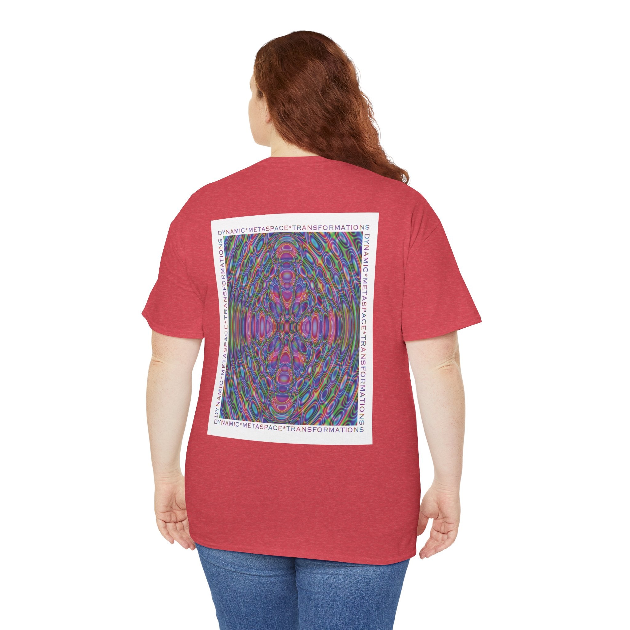Unisex Heavy Cotton Tee (Back) - DMT Seer No.1
