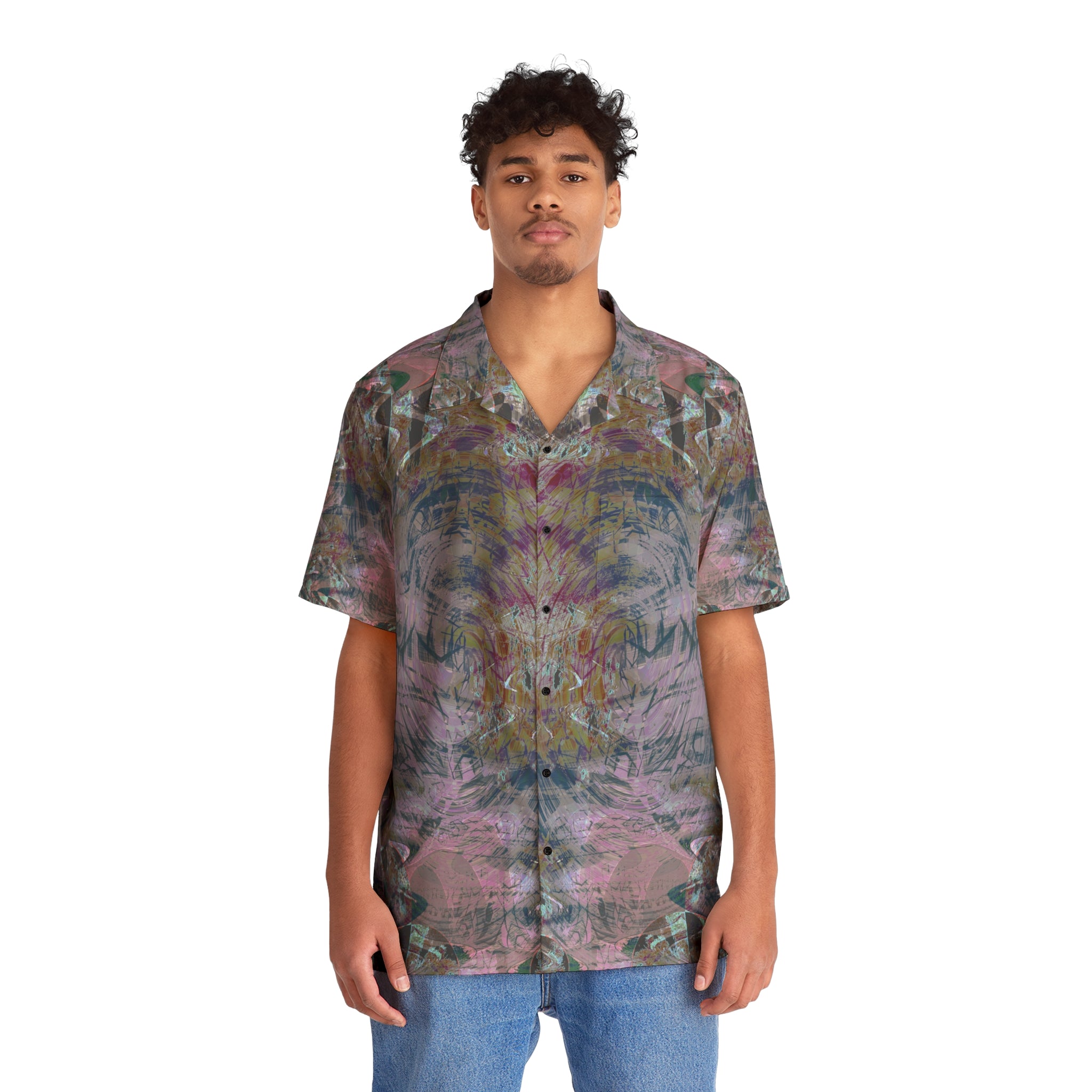 Hawaiian Shirt - Love Light Fractals No.5