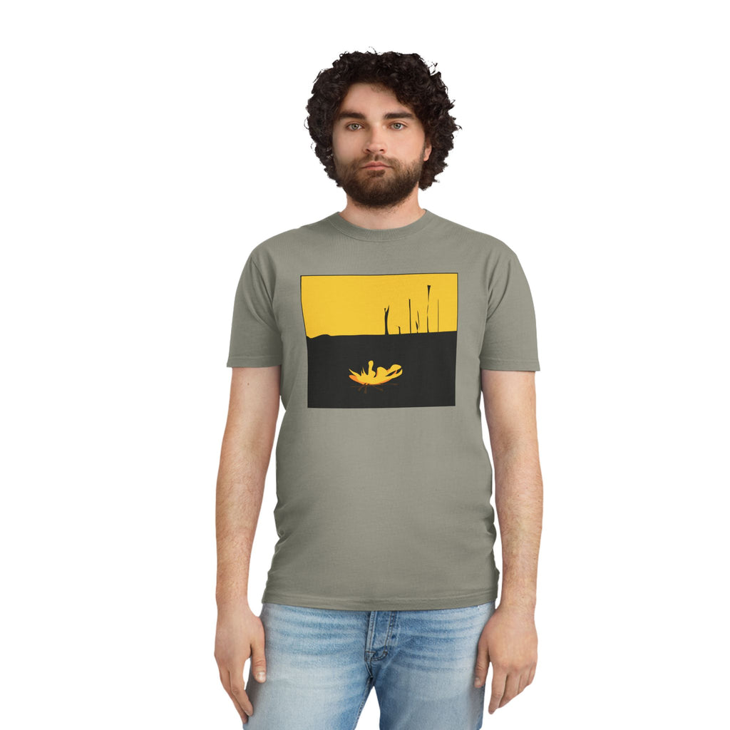 Unisex Faded Shirt -The Traveller Series (Fire)