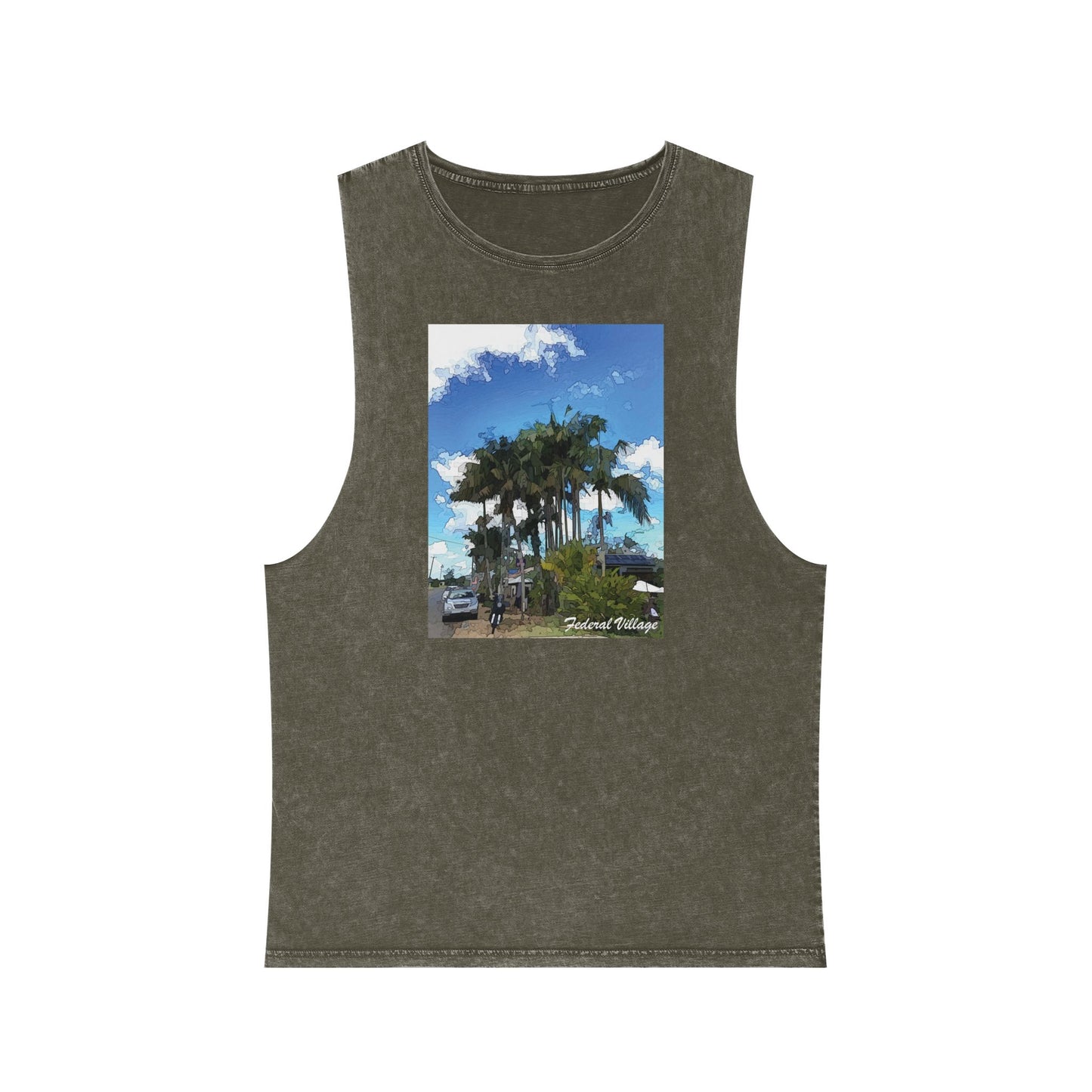 Unisex Stonewash Tank Top - Federal Village
