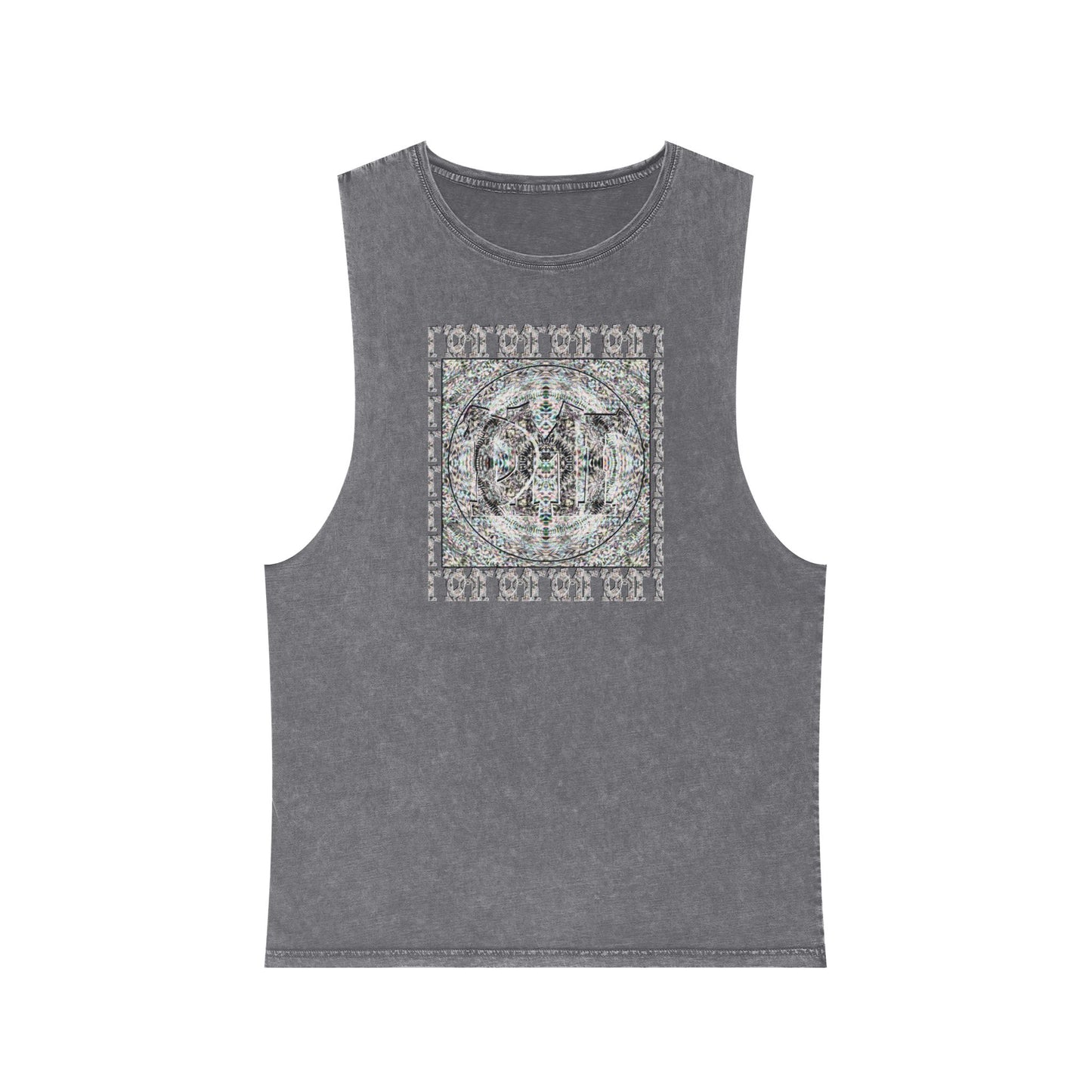 Unisex Stonewash Tank Top - DMT Scribe No.12