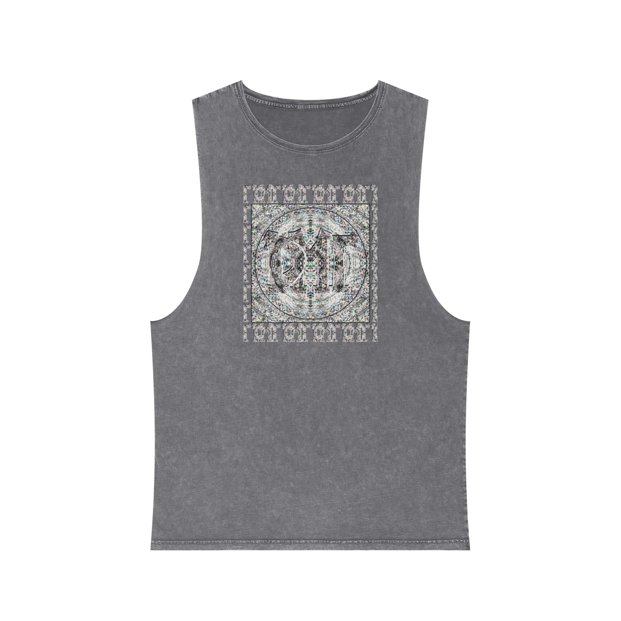 Unisex Stonewash Tank Top - DMT Scribe No.12