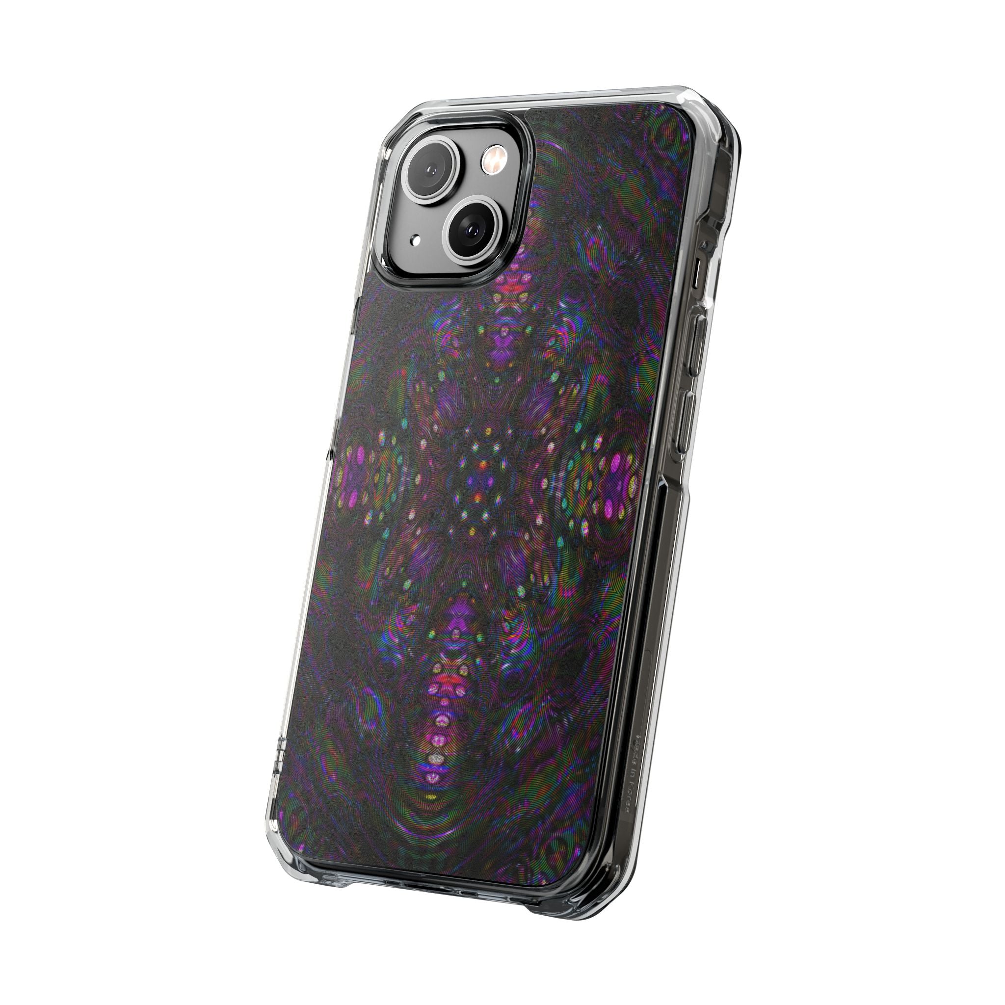 iPhone 14 Magnetic Clear Impact Case - DMT Scribe Tiles No.6