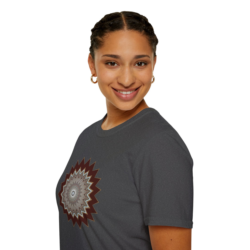 Unisex Softstyle T-Shirt - Mycelium Mandalas No.1
