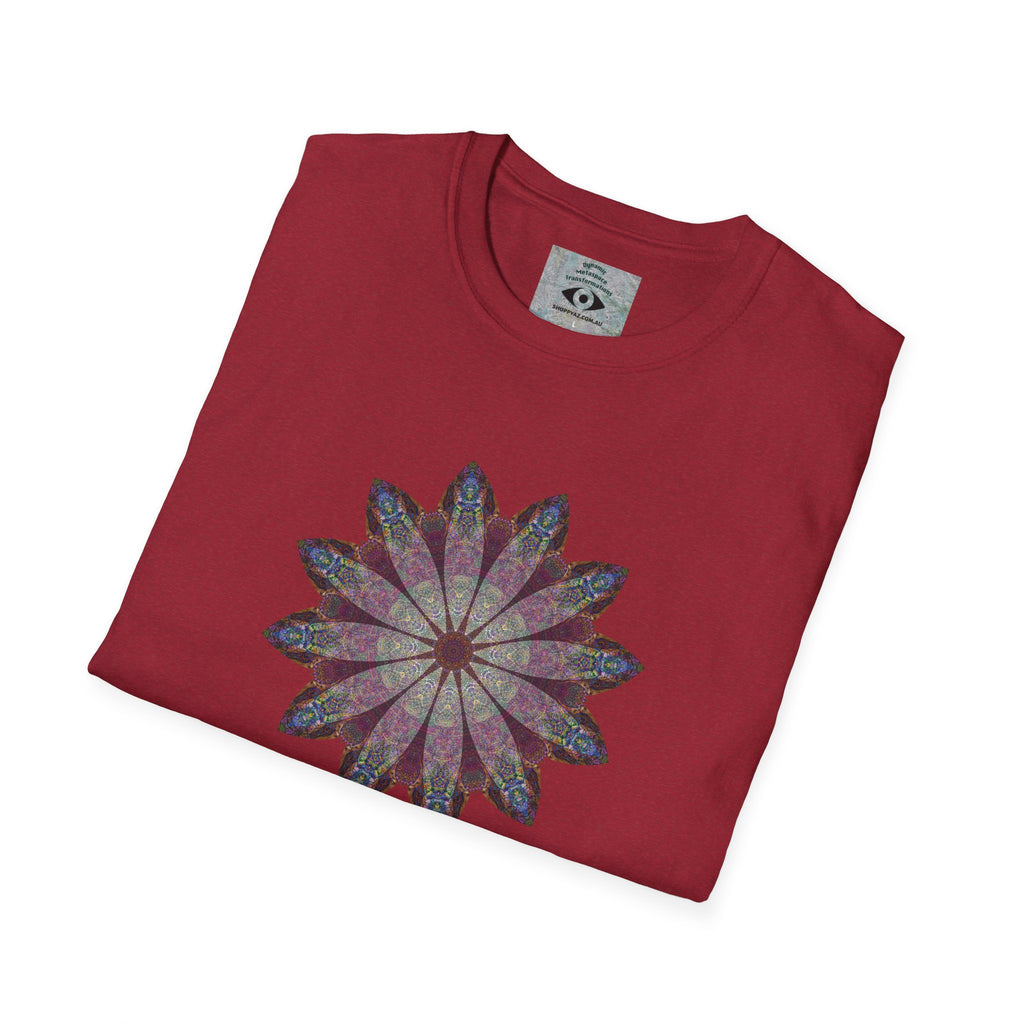 Unisex Softstyle T-Shirt - Love Light Mandalas No.9