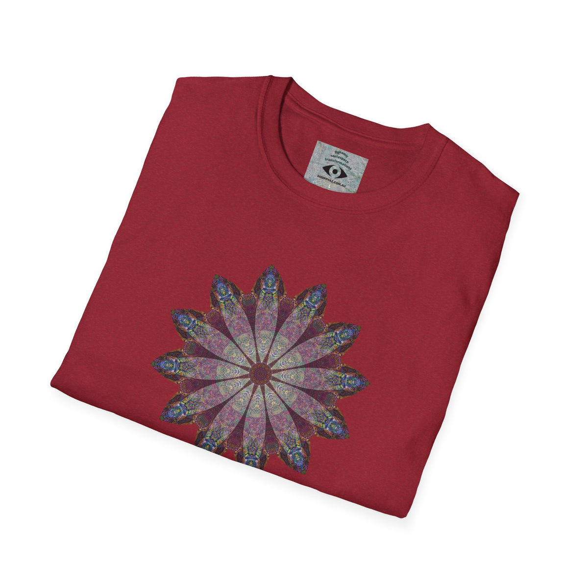 Unisex Softstyle T-Shirt - Love Light Mandalas No.9
