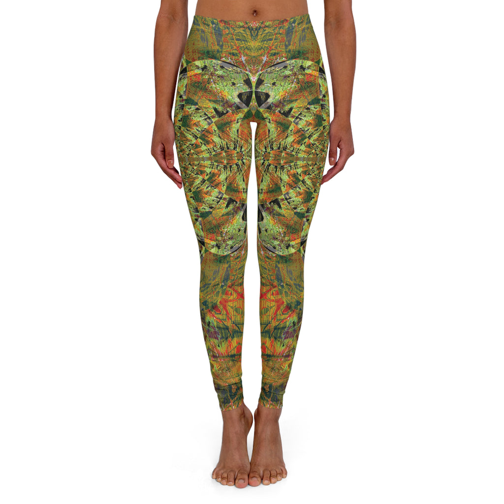 Spandex Leggings - Love Light Fractals No.4a