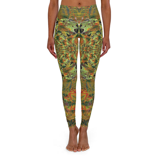Spandex Leggings - Love Light Fractals No.4a