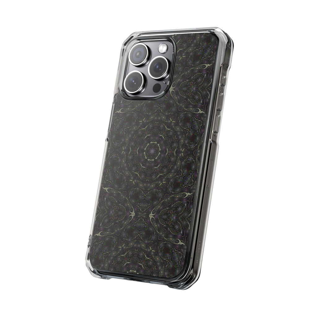 iPhone 15 Magnetic Clear Impact Case - P5 Kaleidoscopic No.18
