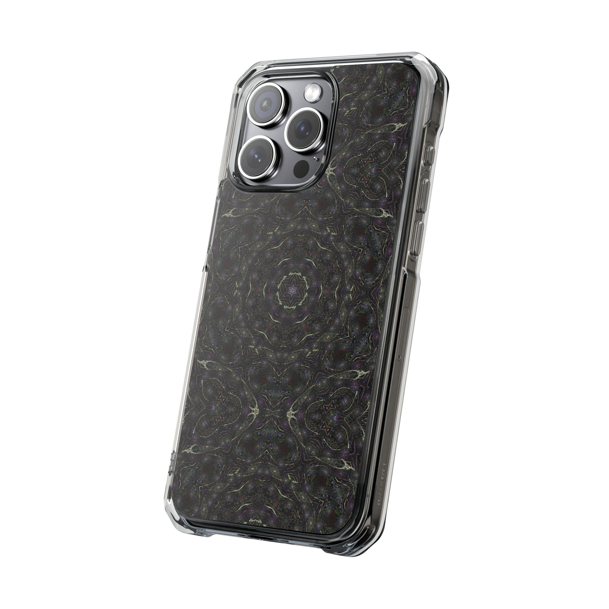 iPhone 15 Magnetic Clear Impact Case - P5 Kaleidoscopic No.18