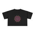 Women's Cropped Tee - Love Light Mandalas No.6