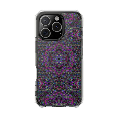 iPhone 16 Magnetic Clear Impact Case - P5 Kaleidoscopic No.33