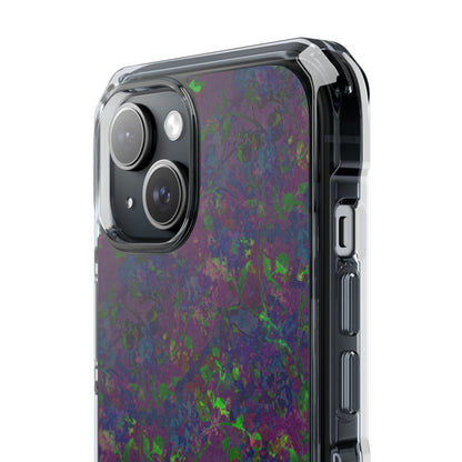 iPhone 15 Magnetic Clear Impact Case - Hidden Weave Series V3 No.23
