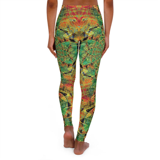 Spandex Leggings - Love Light Fractals No.3d