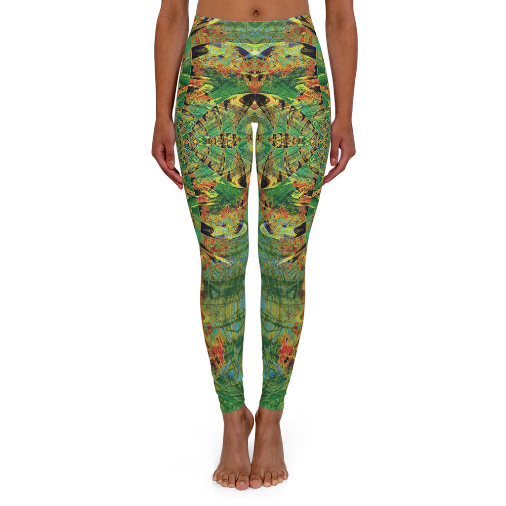 Spandex Leggings - Love Light Fractals No.3c