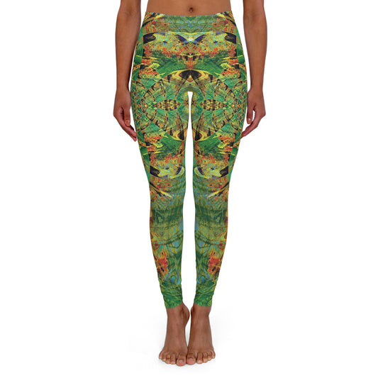 Spandex Leggings - Love Light Fractals No.3c