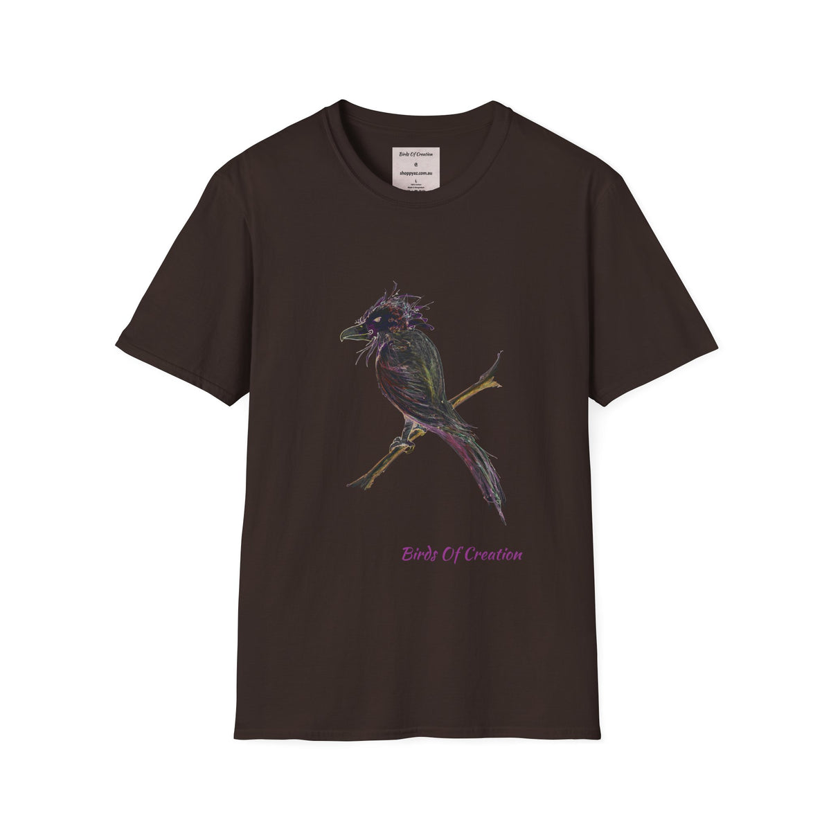 Unisex Softstyle T-Shirt - Birds Of Creation No.1