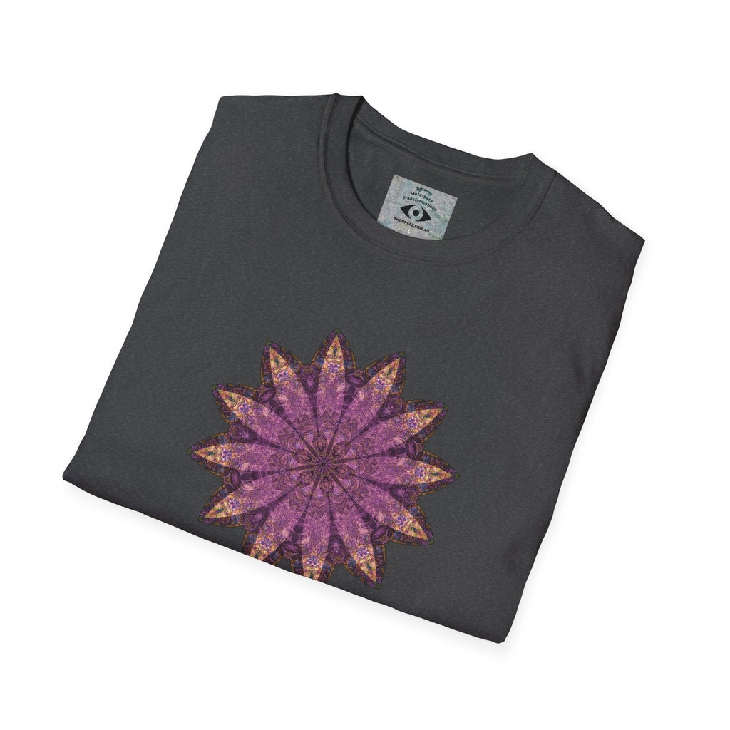 Unisex Softstyle T-Shirt - Love Light Mandalas No.16