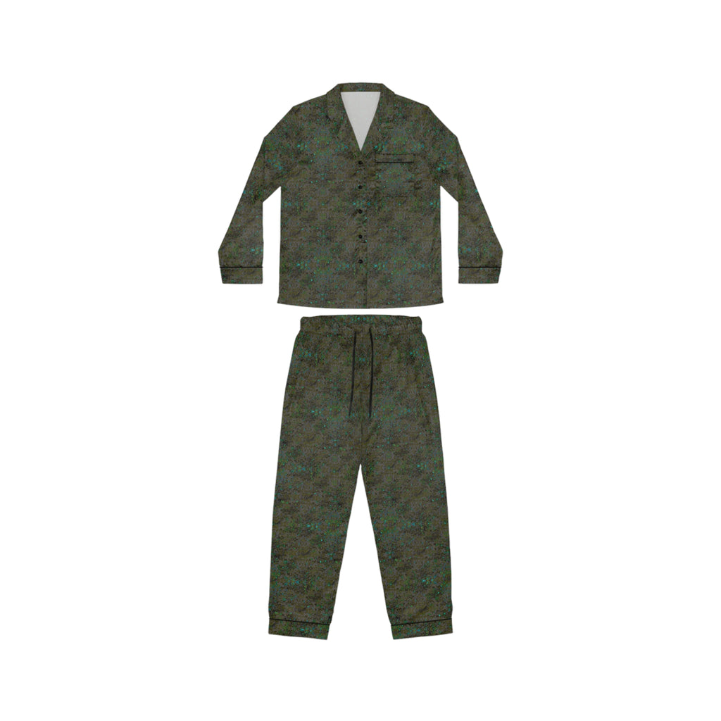 Women's Satin Pajamas - Hidden Weave No.9