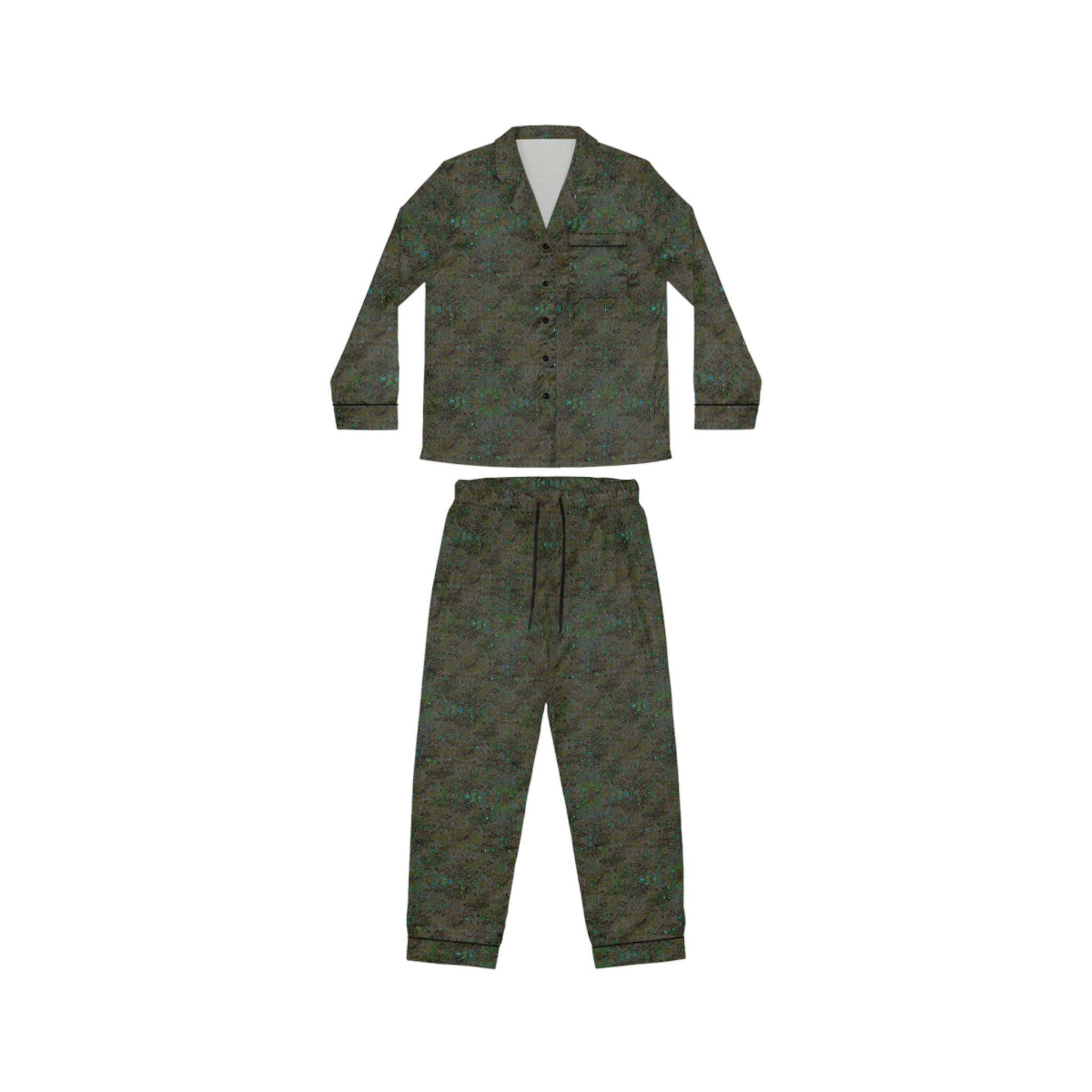 Women's Satin Pajamas - Hidden Weave No.9