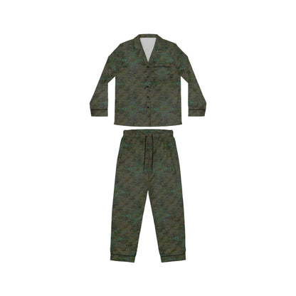 Women's Satin Pajamas - Hidden Weave No.9