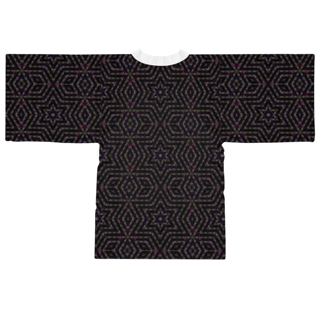 Long Sleeve Kimono Robe - P5 Kaleidoscopic No.14