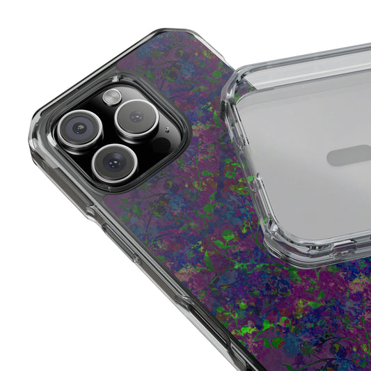 iPhone 16 Magnetic Clear Impact Case - Hidden Weave Series V3 No.23
