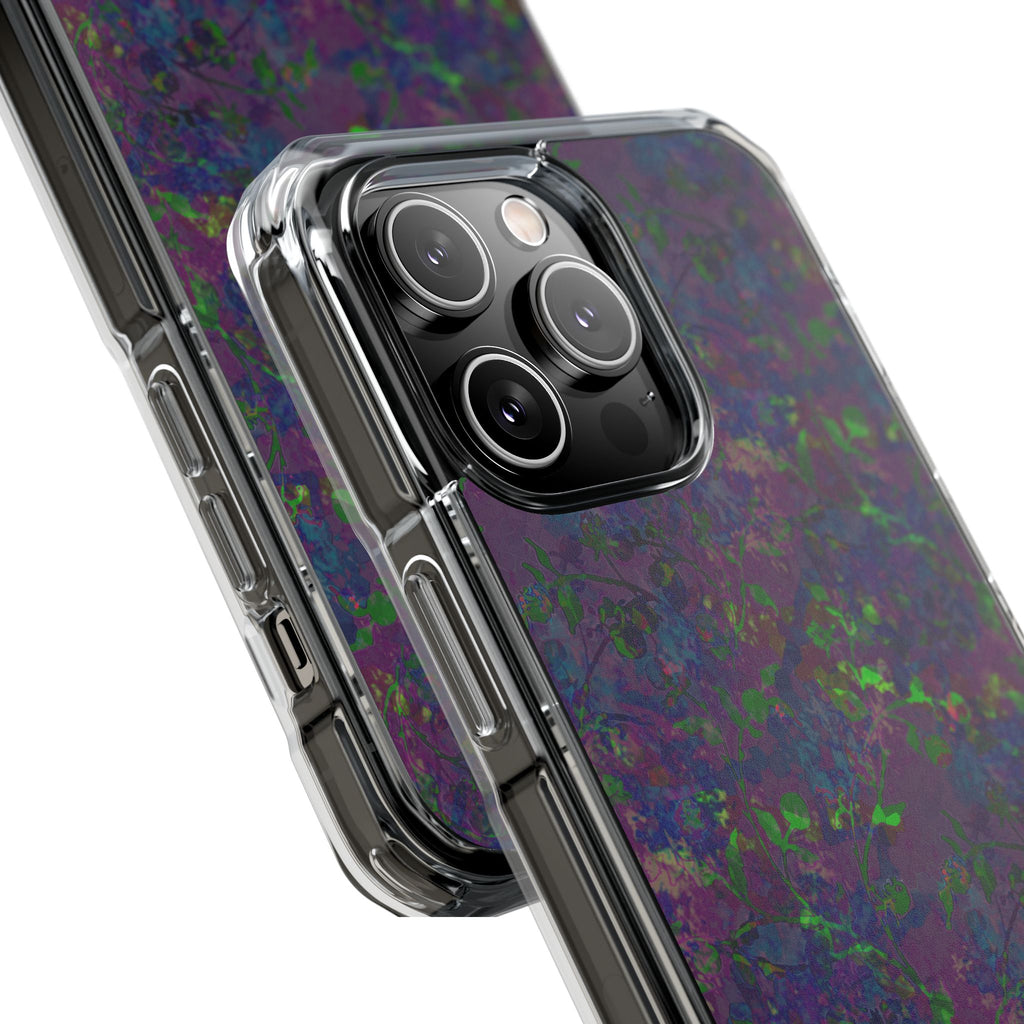 iPhone 14 Magnetic Clear Impact Case - Hidden Weave Series V3 No.23