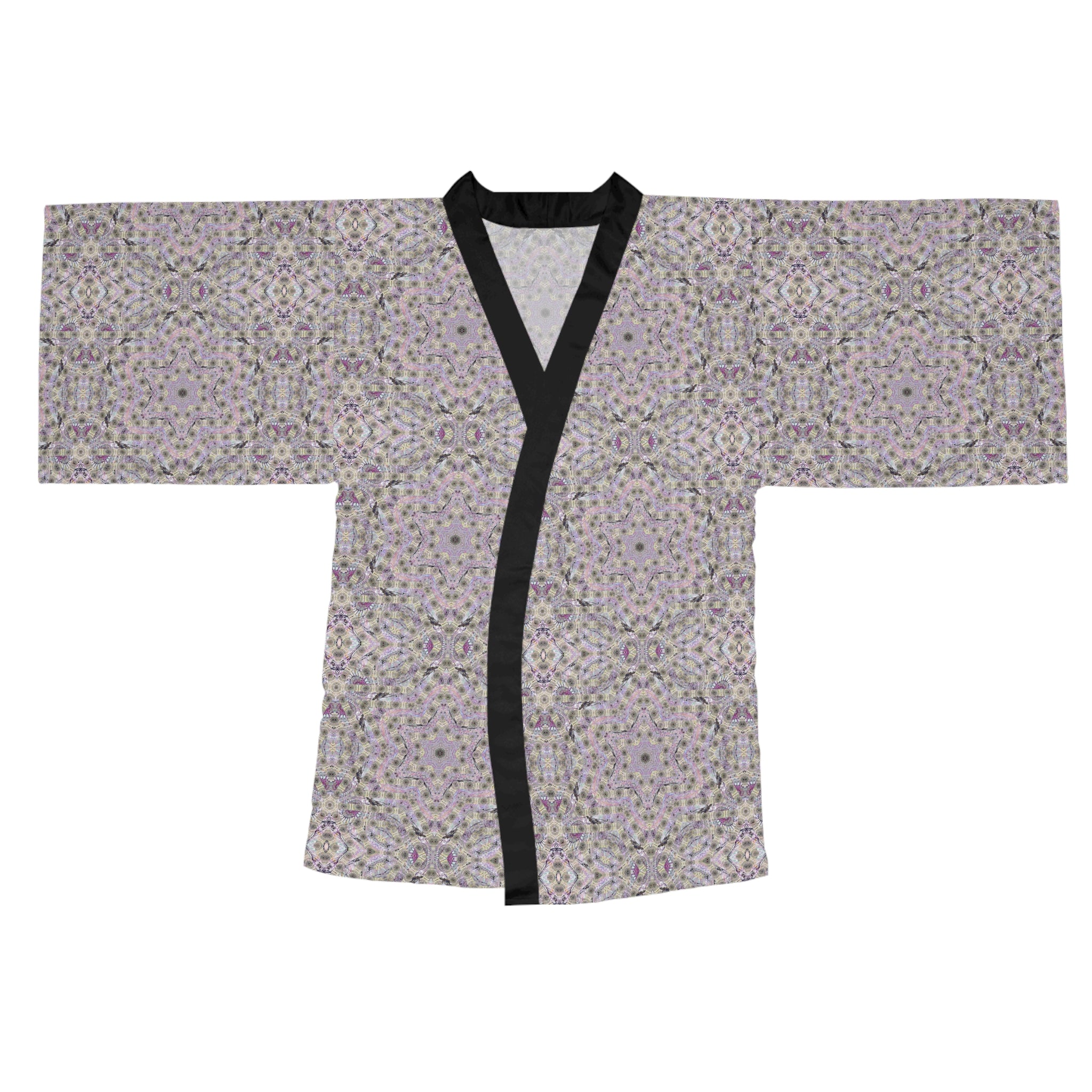 Long Sleeve Kimono Robe - P5 Kaleidoscopic No.23