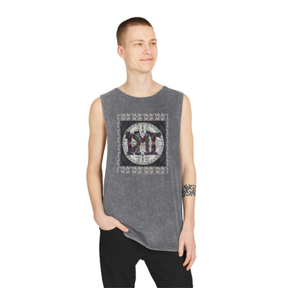 Unisex Stonewash Tank Top - DMT Scribe No.10