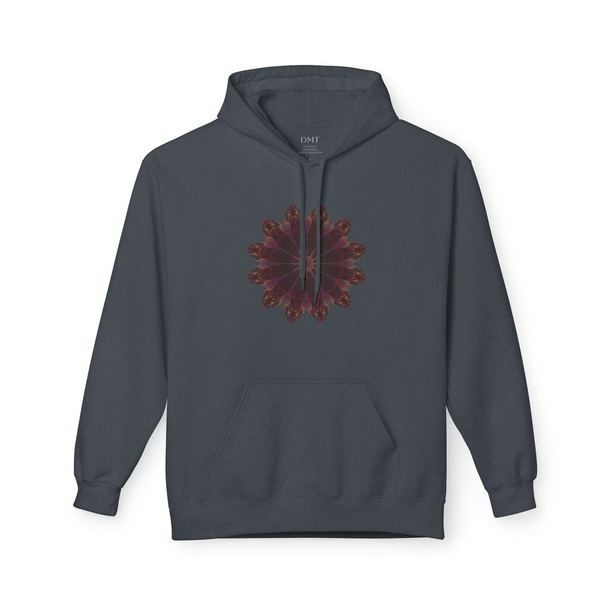 Unisex Midweight Softstyle Fleece Hoodie - Love Light Mandalas No.5