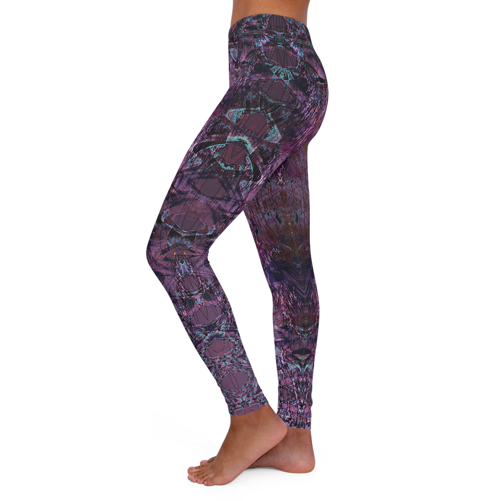 Spandex Leggings - Love Light Fractals No.6a