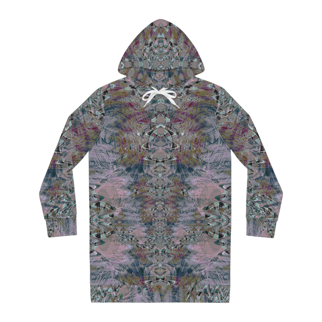 Women's Hoodie Dress - Love Light Fractals No.5