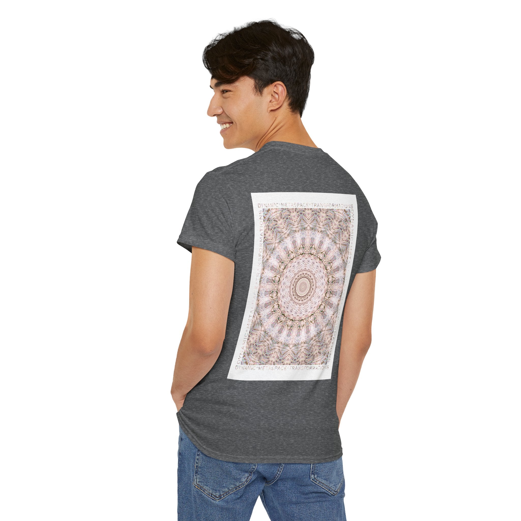 Unisex Heavy Cotton Tee (Back) - DMT Seer No.12